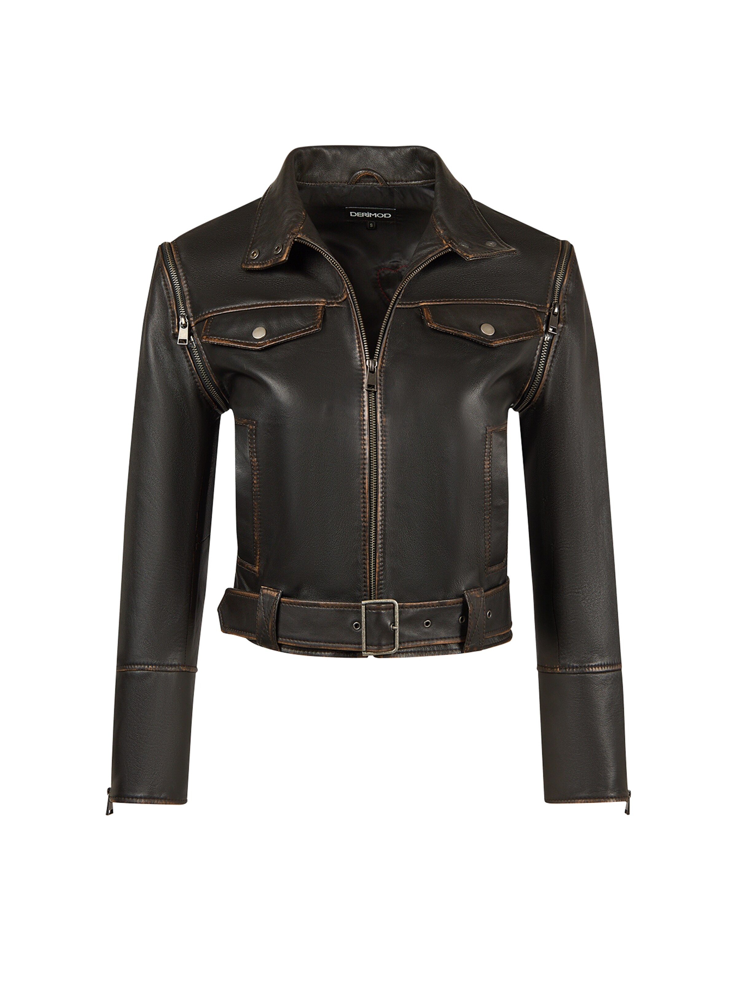 Veste mi-saison 'Nina' Derimod en noir : devant