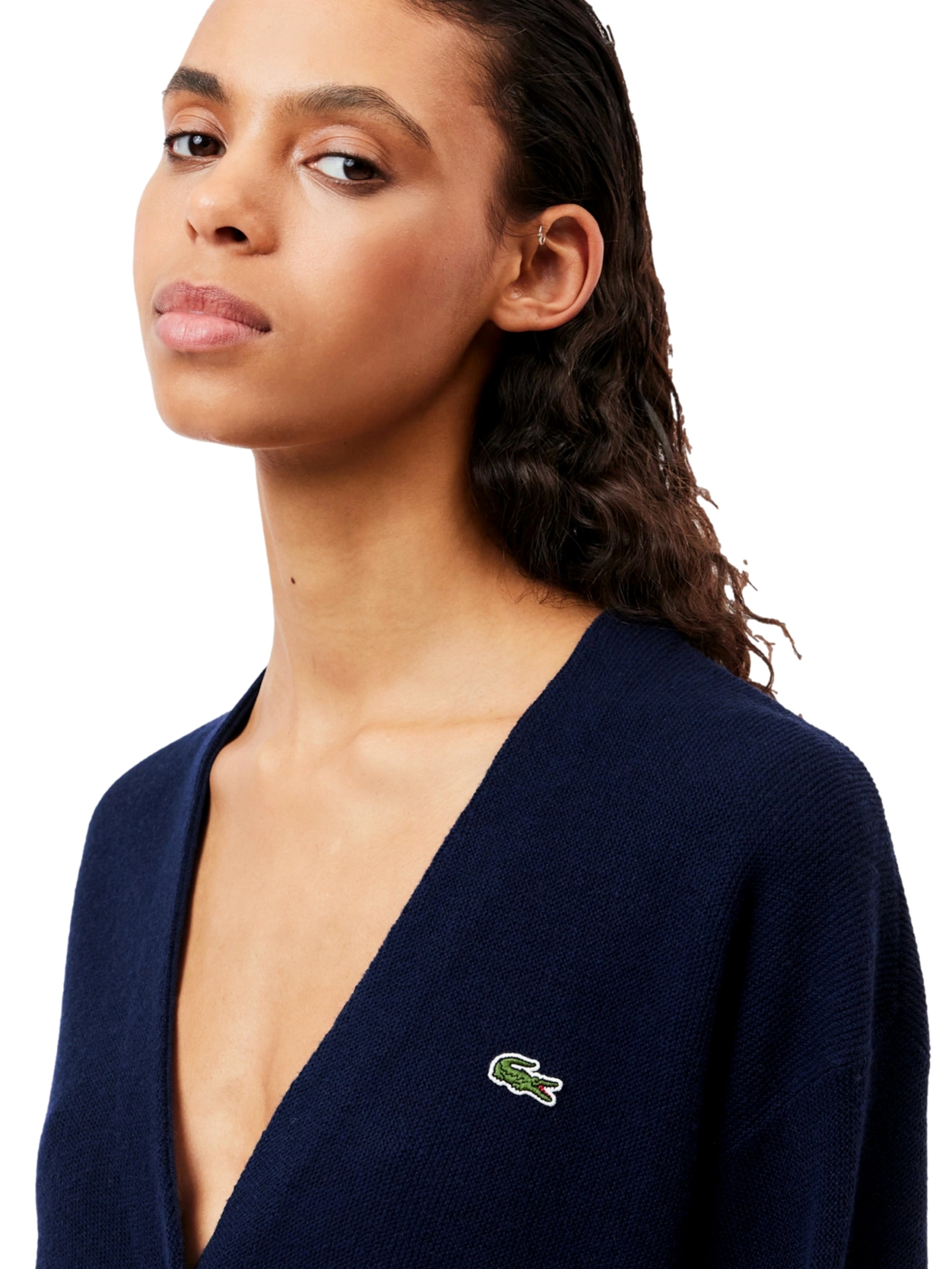 LACOSTE Strickjacke in Blau