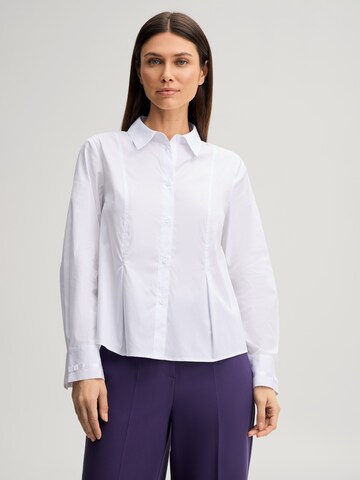 JOOP! Blouse in Wit: voorkant