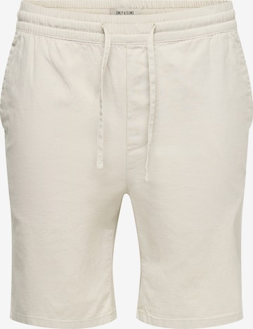 Only & Sons Брюки-чинос 'ONSREID' в Серый: спереди