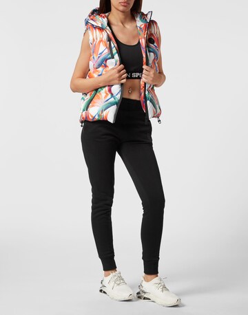 Plein Sport Vest 'Flowers' in White