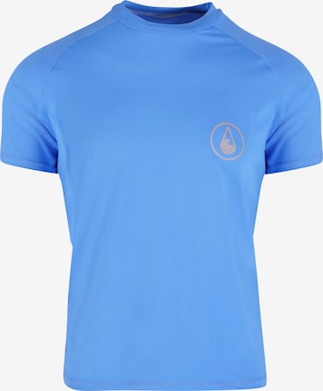 Wave Hawaii T-Shirt ' Rash Guard ' in Blau: predná strana