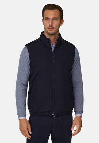 Gilet Boggi Milano en bleu : devant