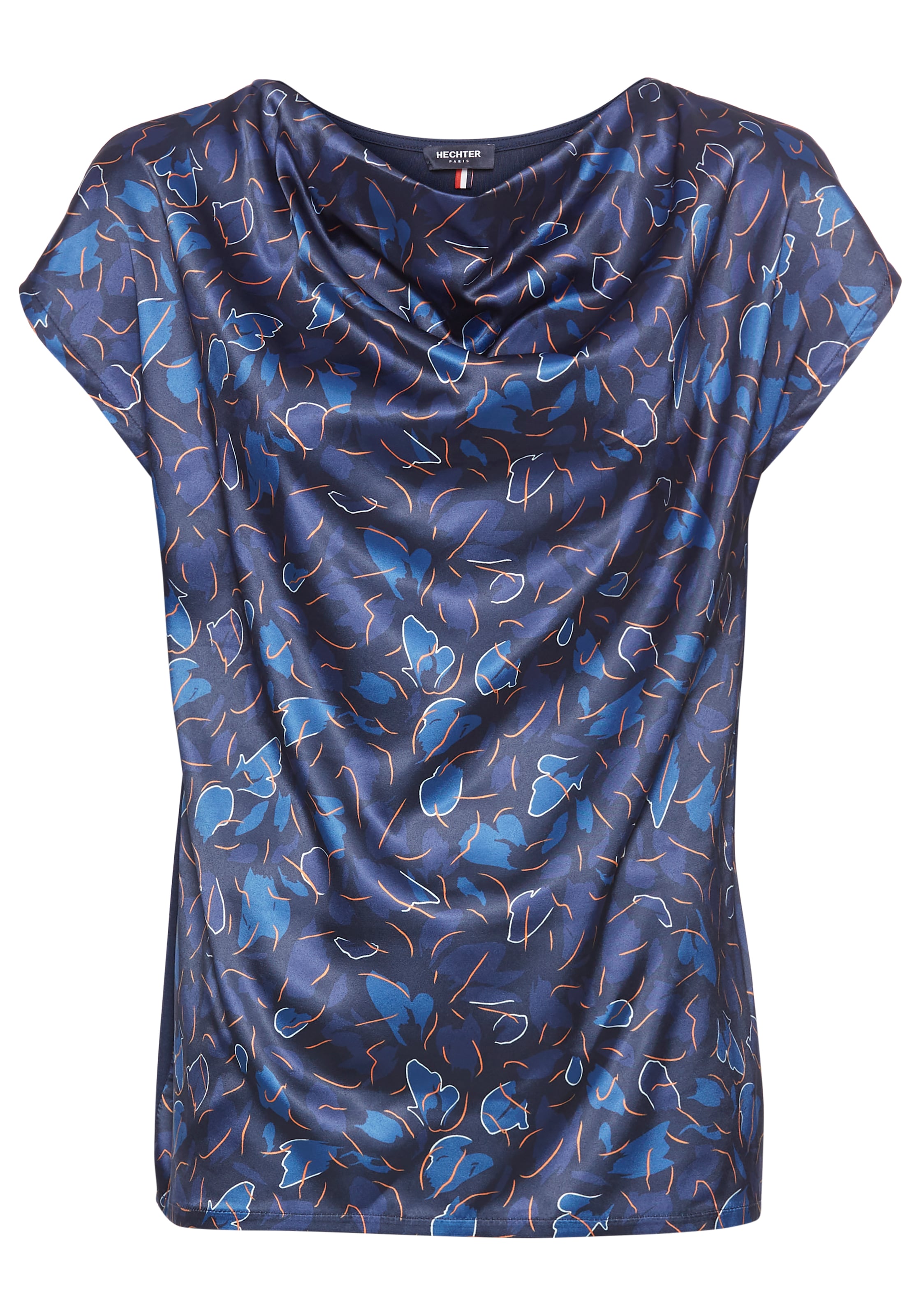 HECHTER PARIS Bluse in Blau: Vorderseite