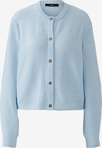 OUI Knit Cardigan 'Ilaya' in Blue: front