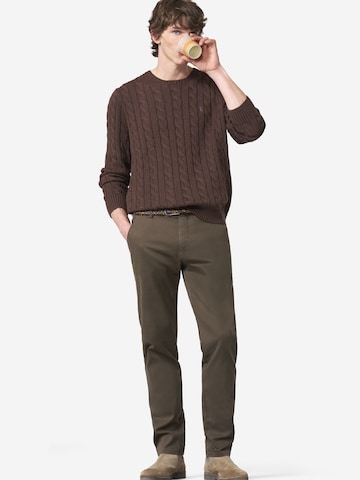 Regular Pantalon chino 'New York 2-5617' MEYER en gris