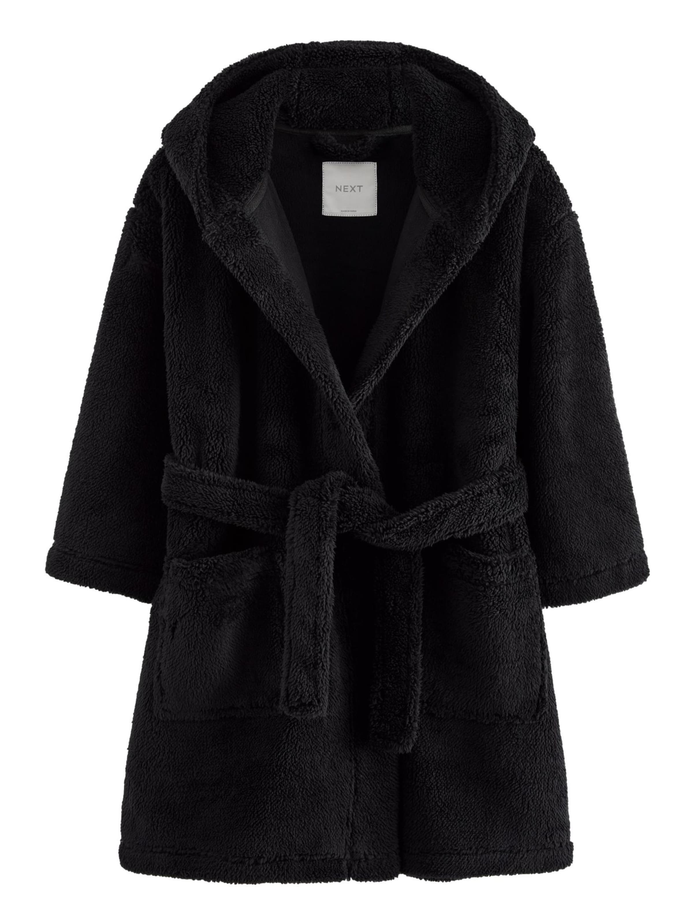 melns Next Peldmētelis: no priekšpuses