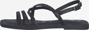 TAMARIS Sandalen met riem in Zwart