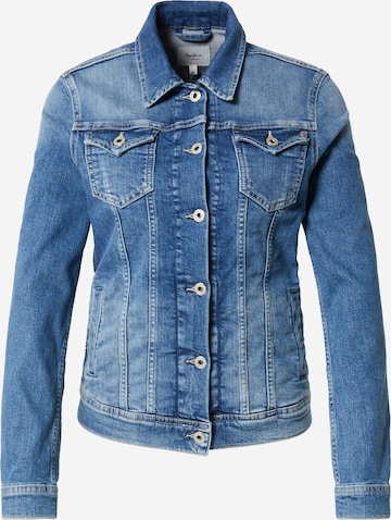 Pepe Jeans Kevad-sügisjope 'Thrift', värv sinine: eest vaates