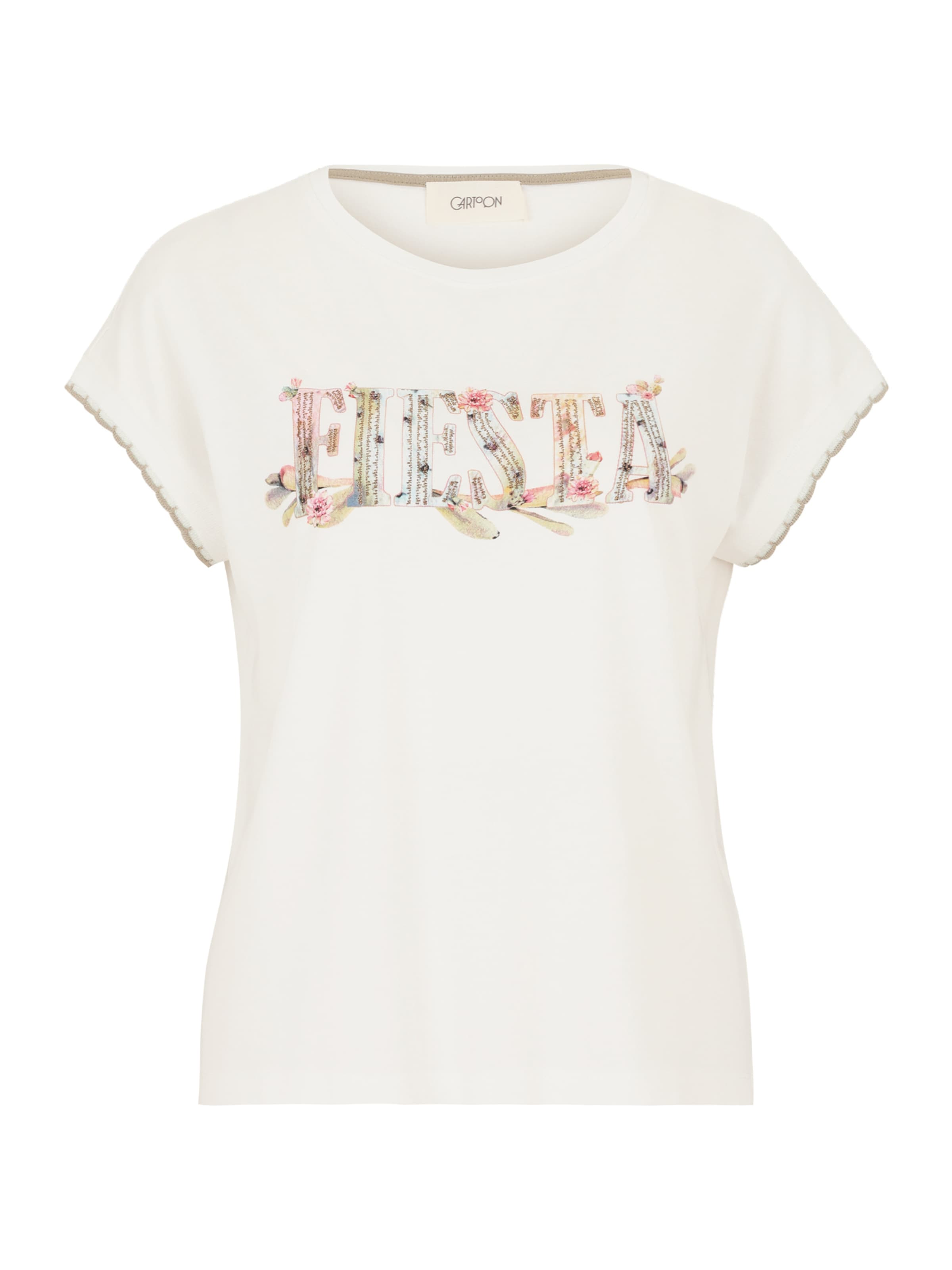 Maglietta di Cartoon in bianco: frontale