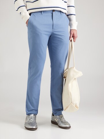 SCOTCH & SODA Szabványos Chino nadrág 'Seasonal Core' - kék: elől