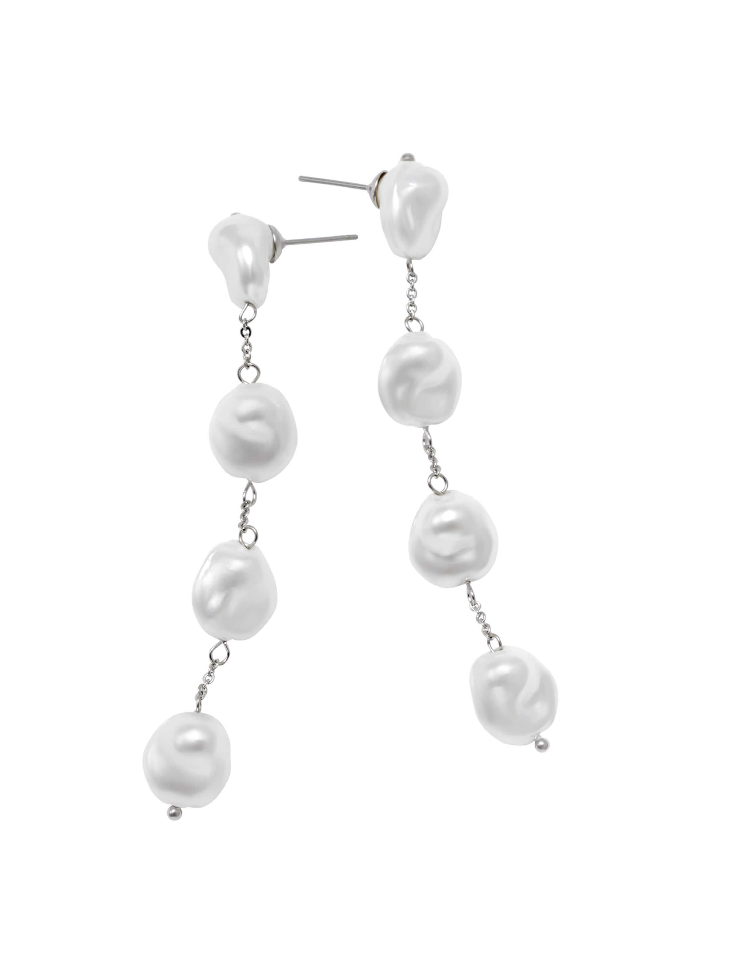 EDITEDNaušnice 'Lenni' - srebro boja