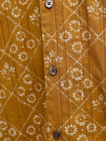 JACK & JONES Comfort fit Overhemd in Geel