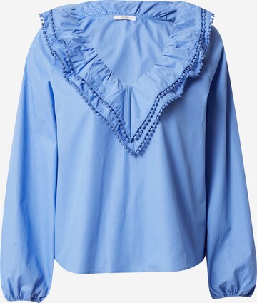 Camicia da donna di Wallis in blu: frontale