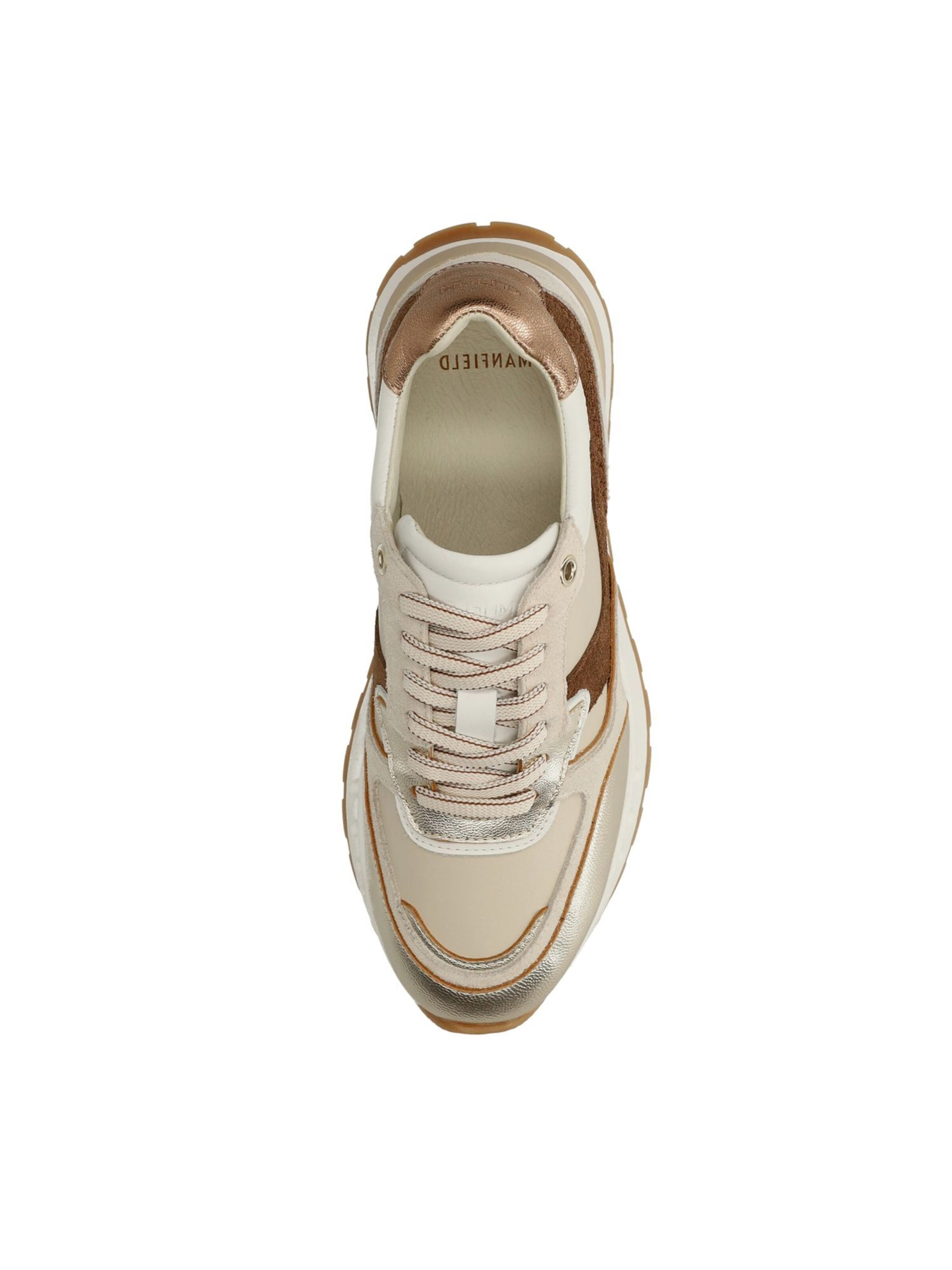 MANFIELD Sneaker in Gold