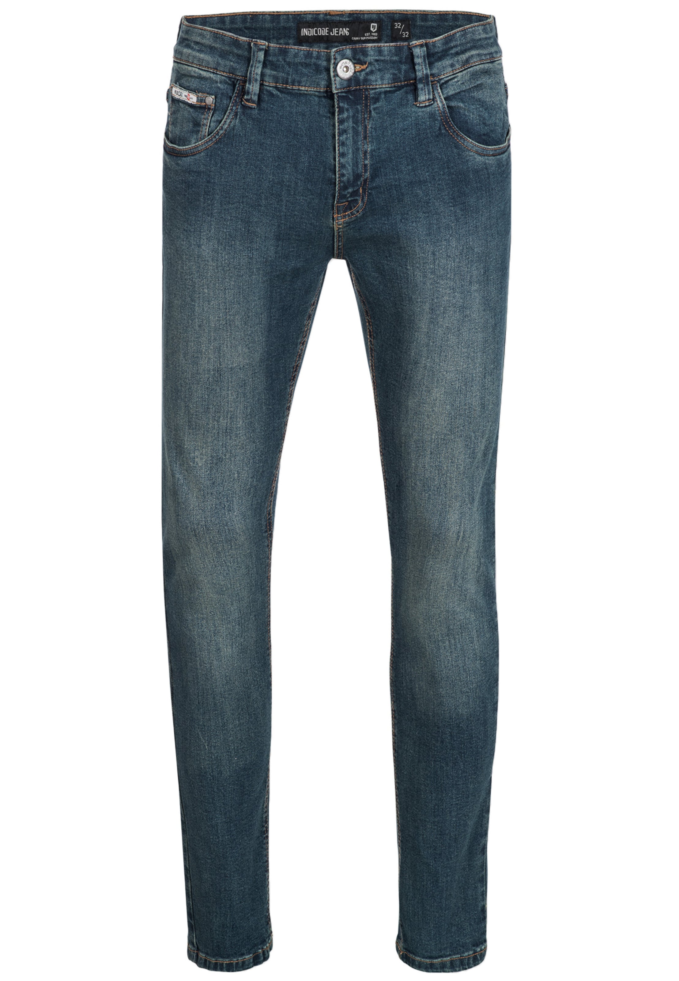 INDICODE JEANS Jeans 'Texas' in Blauw: voorkant