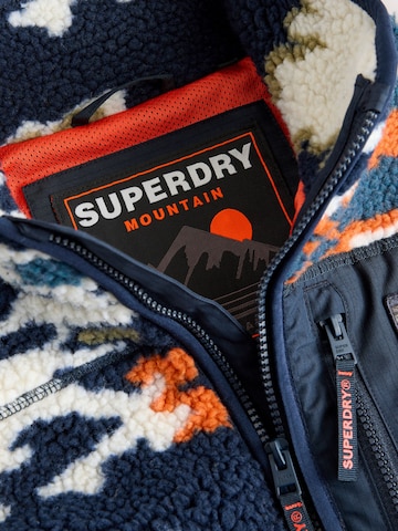 Superdry - Casaco de velo em azul