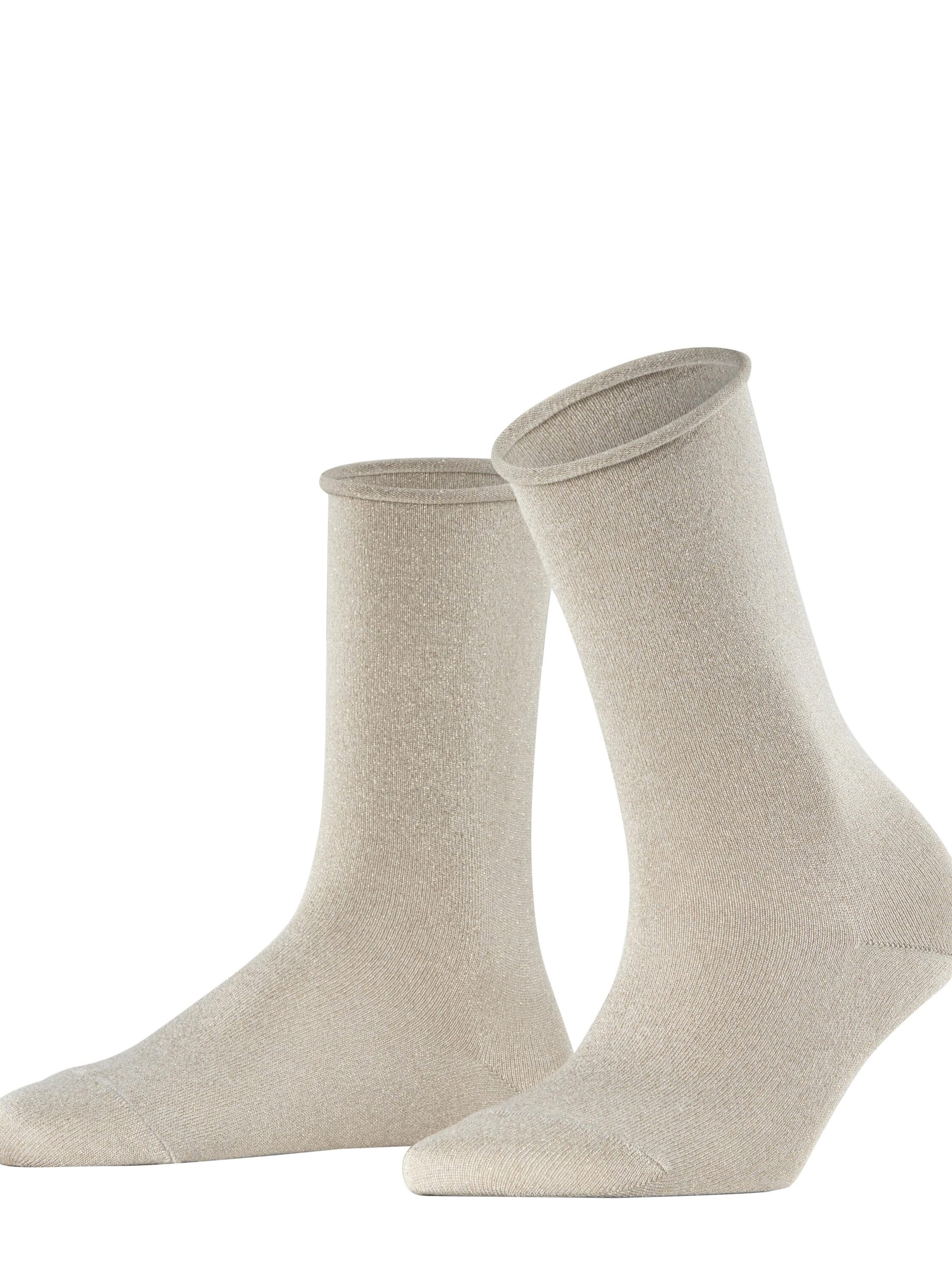 FALKE Socken 'Shiny'‌‌‌‌‌‌ in Silber: Vorderseite