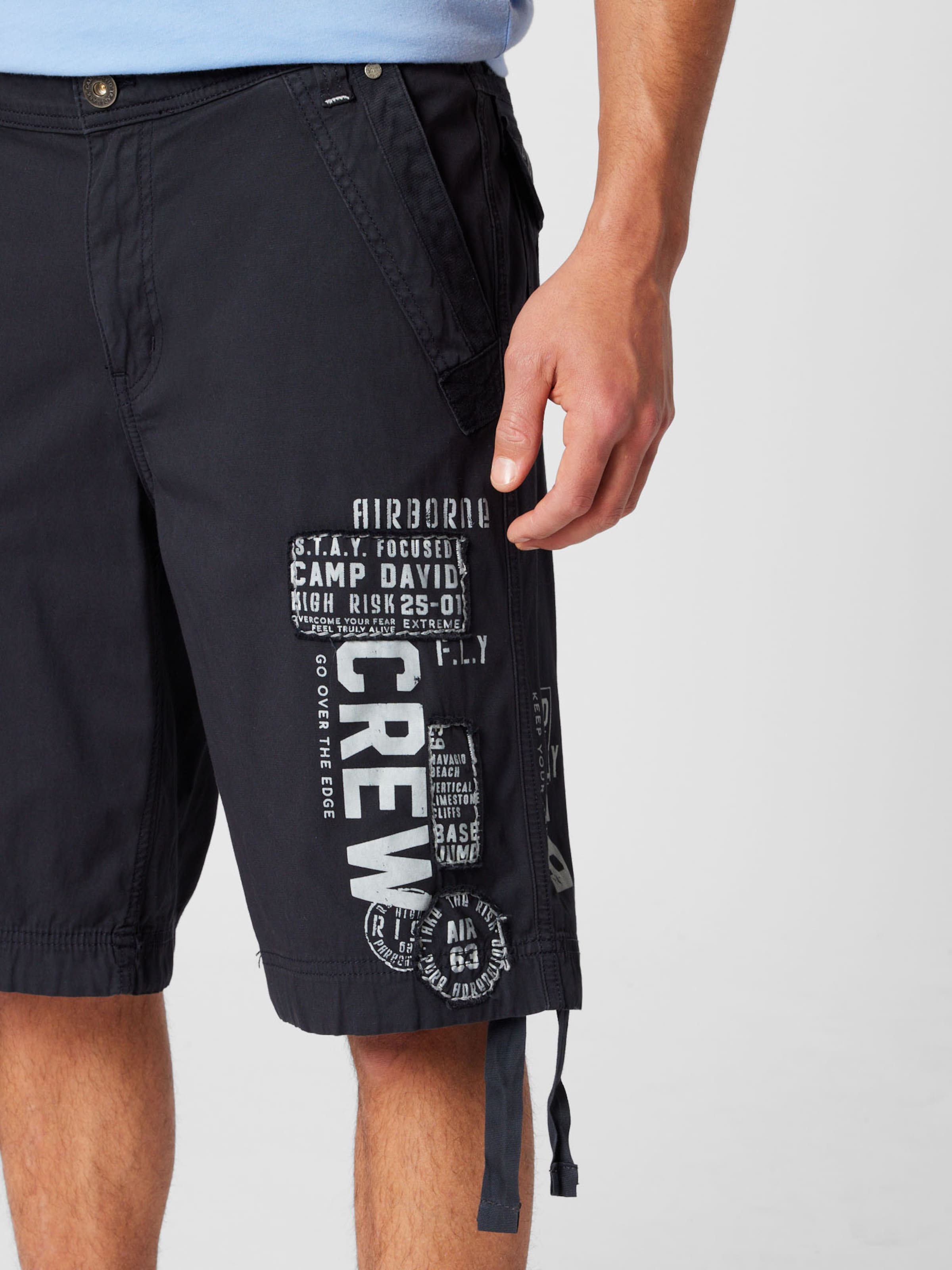 CAMP DAVID Regular Shorts 'Base Jumping' in Dunkelblau | ABOUT YOU