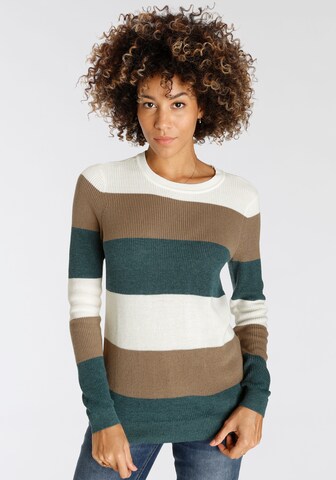 H.I.S Pullover in Beige: predná strana