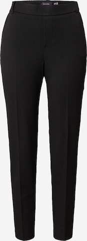 Effilé Pantalon à plis 'Maya' VERO MODA en noir : devant