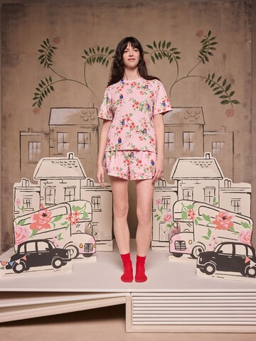 Cath Kidston - Pijama de pantalón corto en rosa