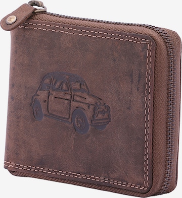 Sergio Valentini Wallet in Brown: front