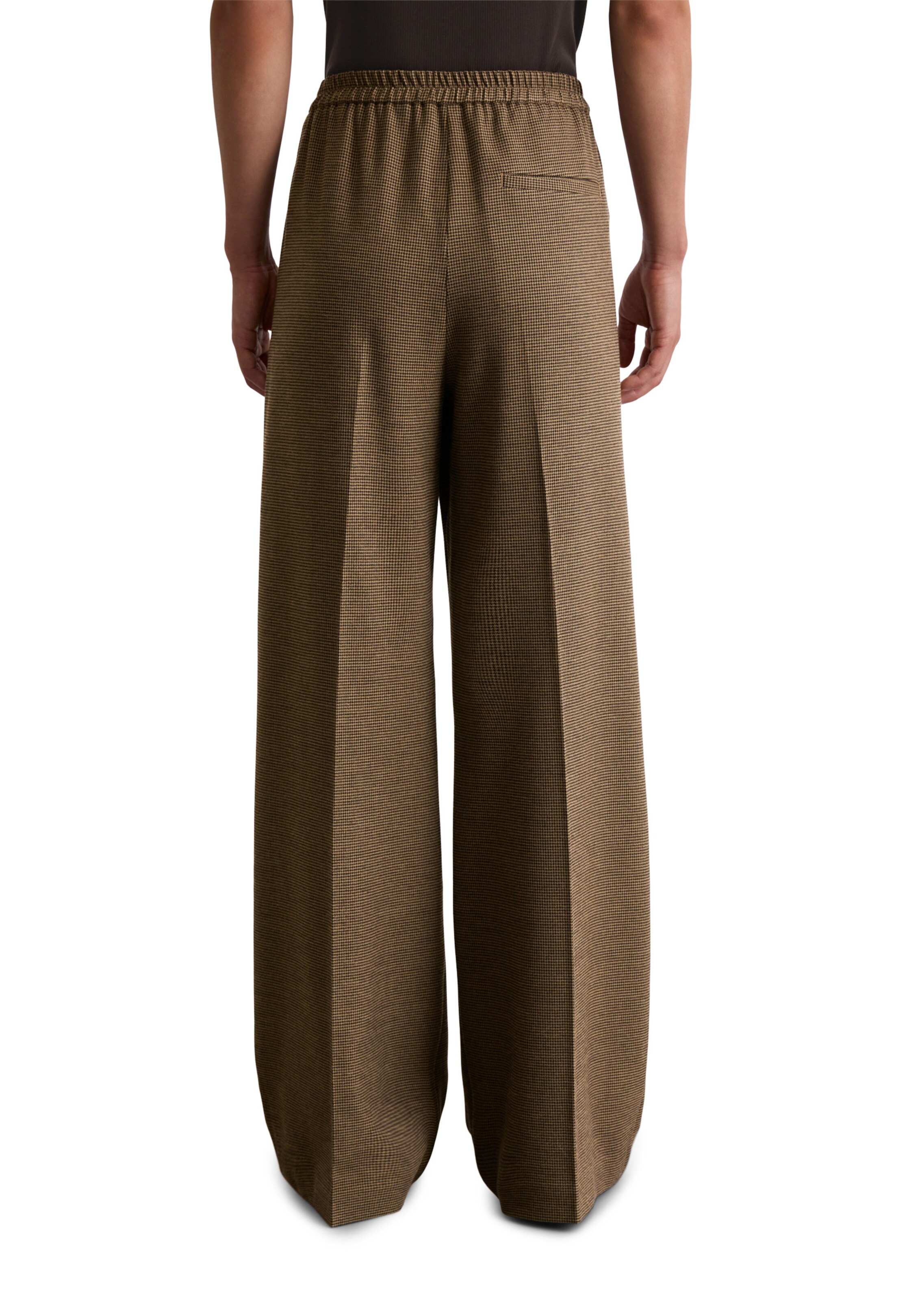 Marc O'Polo Voľný strih Nohavice - Béžová