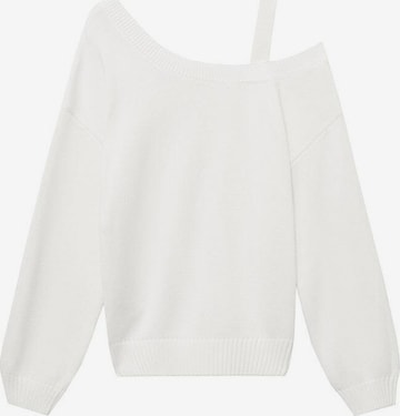 MANGO TEEN Pullover '1show' in Weiß: Vorderseite