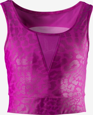 LASCANA ACTIVE Sporttop in Lila: predná strana