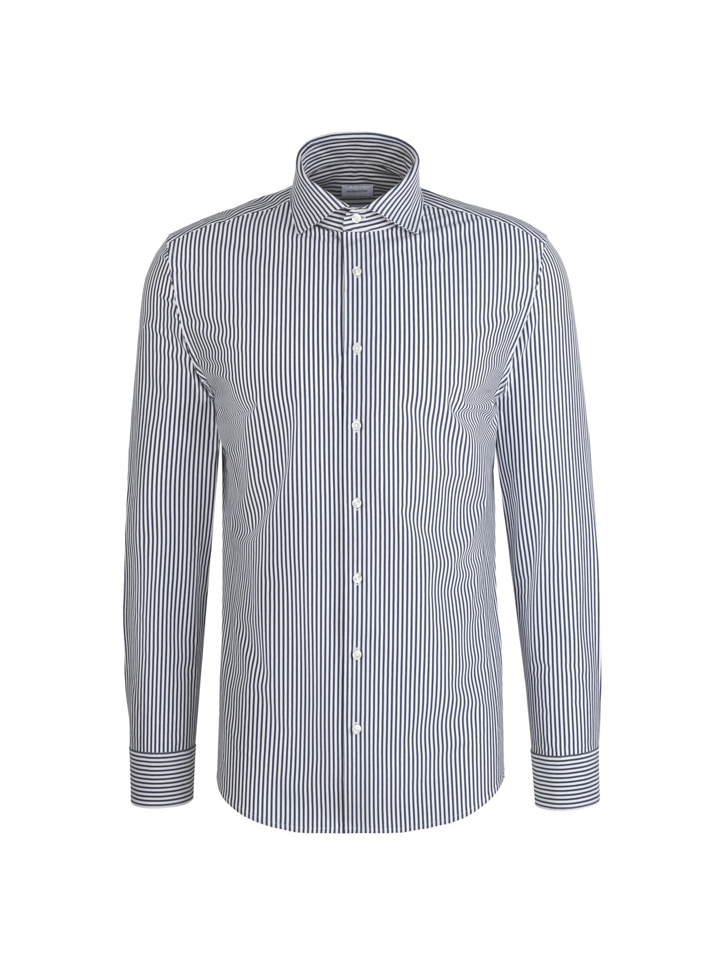 SEIDENSTICKER Regular Fit Businesshemd 'SMART PERFORMANCE' in Blau: Vorderseite