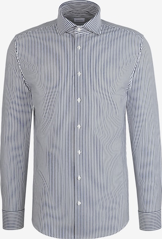 SEIDENSTICKER Regular Fit Businesshemd 'SMART PERFORMANCE' in Blau: Vorderseite