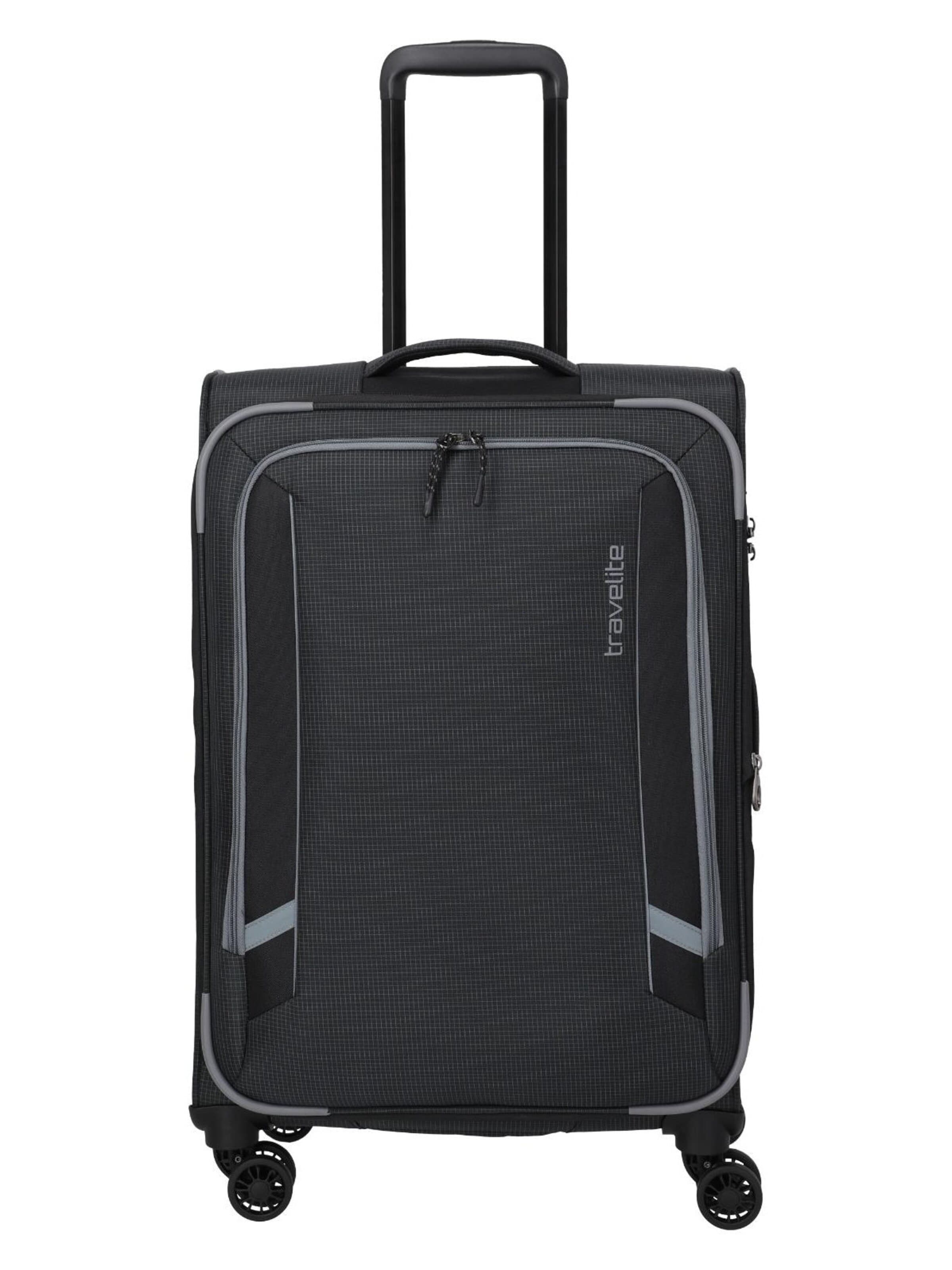 TRAVELITE Suitcase in Black: front