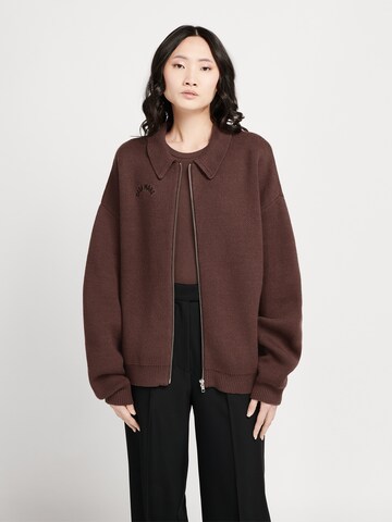 Casa Mara Knit cardigan 'Arctic ' in Brown