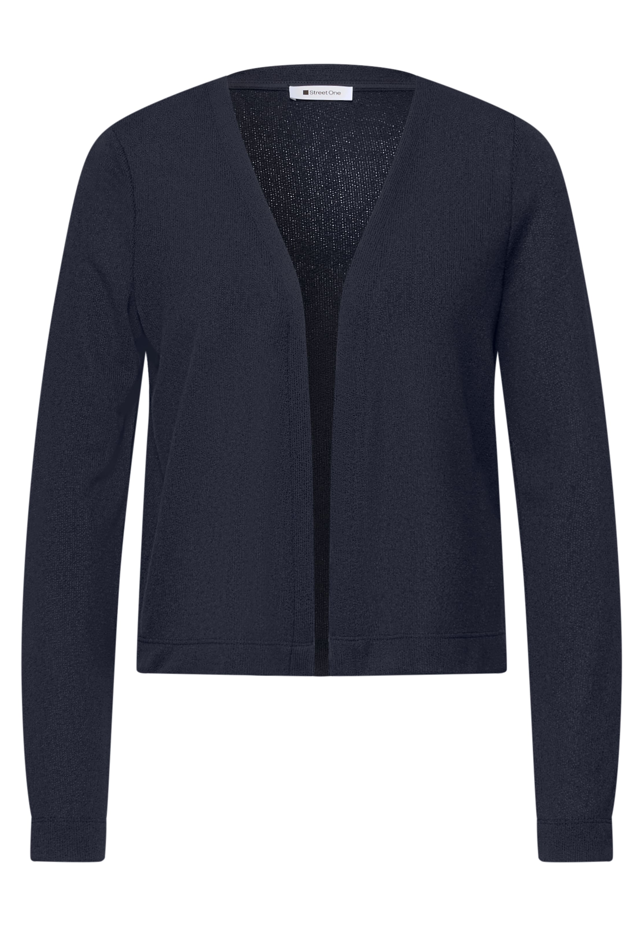 STREET ONE Strickjacke in Blau: Vorderseite
