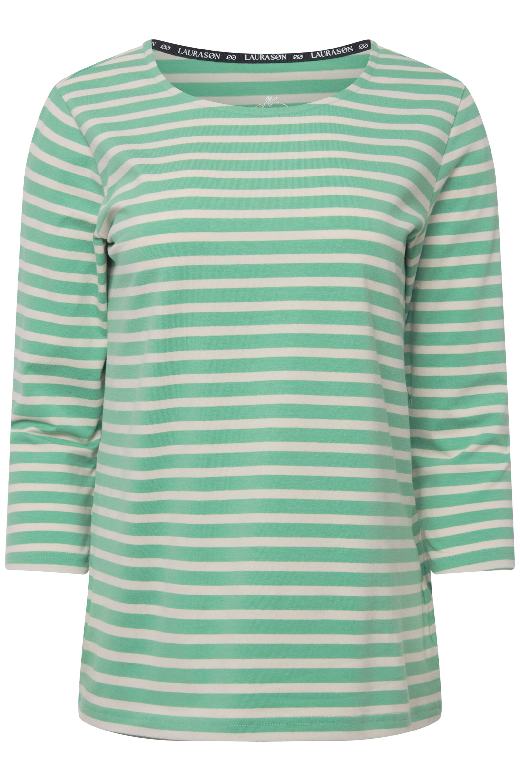 LAURASØN Shirt in Groen: voorkant
