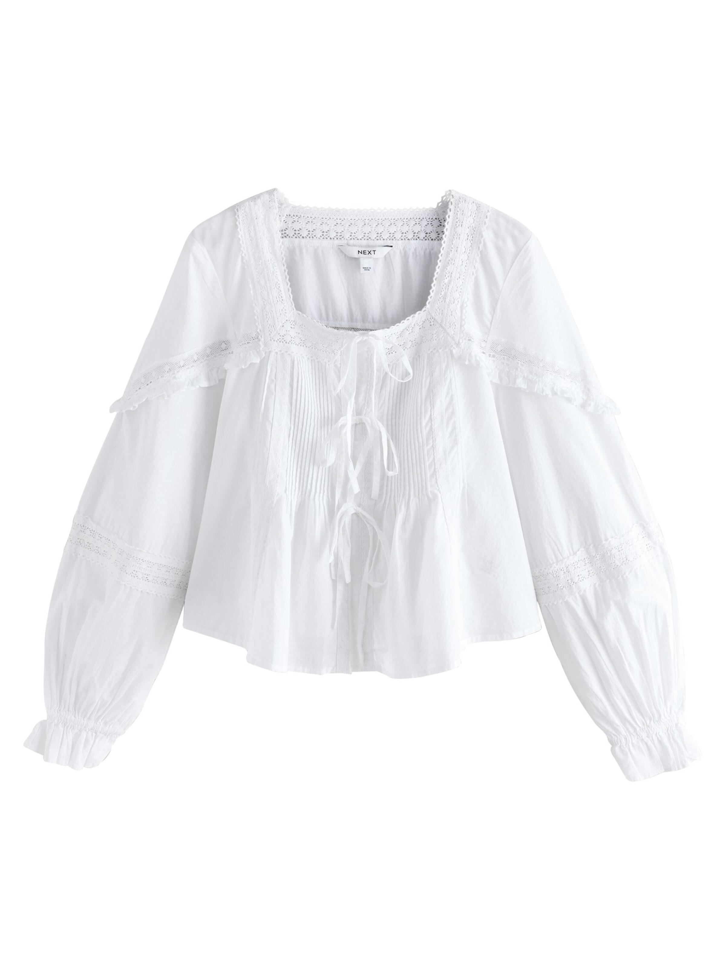 Next Bluse in Weiß: Vorderseite