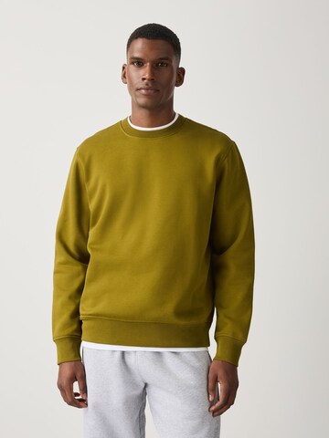 Next Sweatshirt i grön: framsida