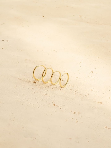 Hey Happiness Oorbel 'Slim Hoop' in Goud