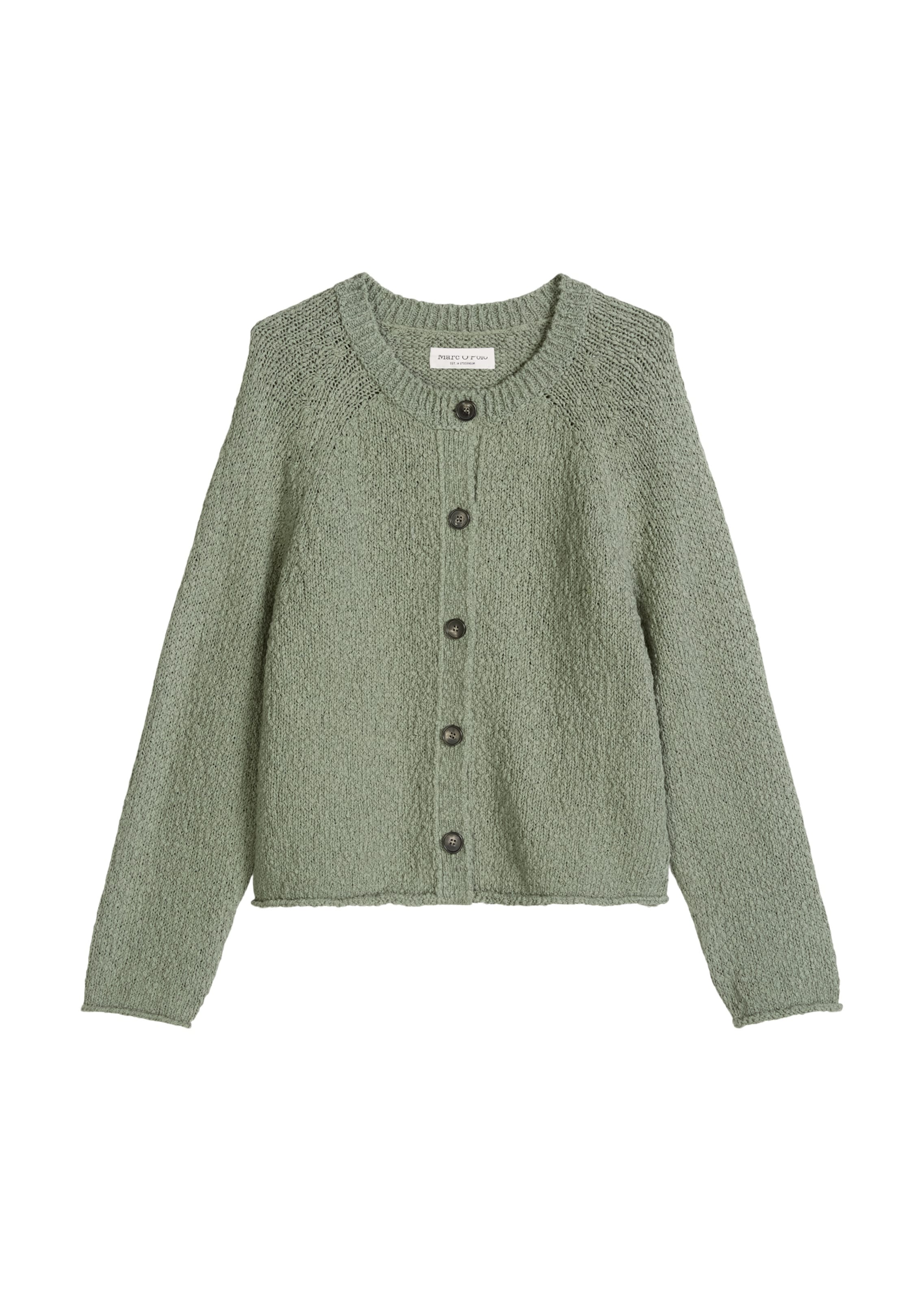 Marc O'Polo Strickjacke in Grün: Vorderseite