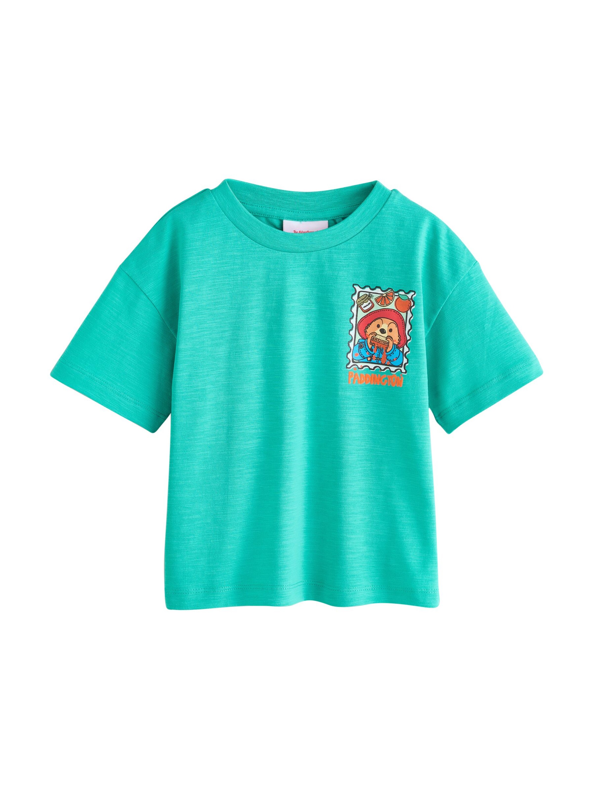 T-Shirt 'Paddington Bear' Next en vert : devant