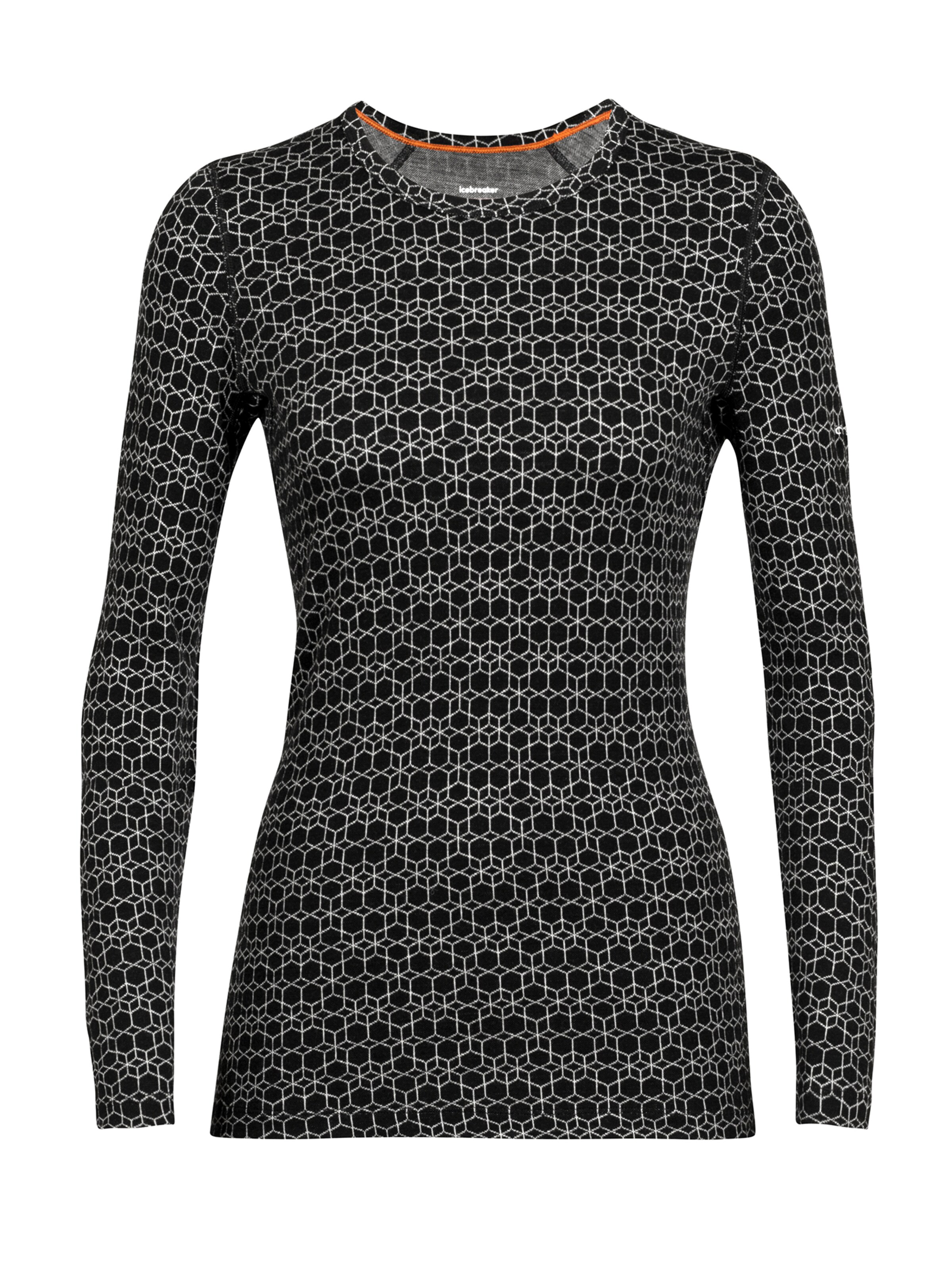 ICEBREAKER Base Layer 'Alpine' in Black: front