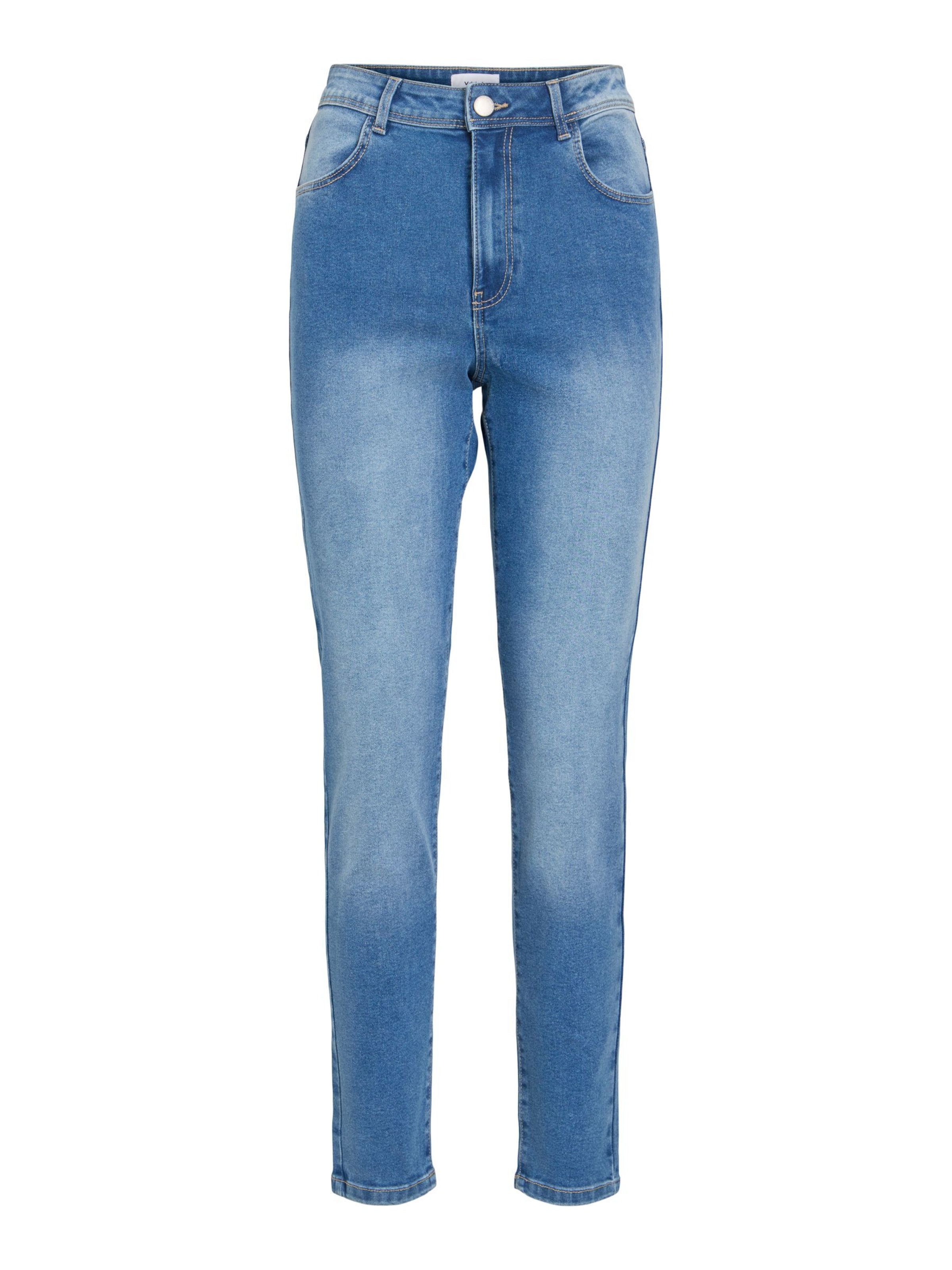 Slimfit Jeans di VILA in blu: frontale
