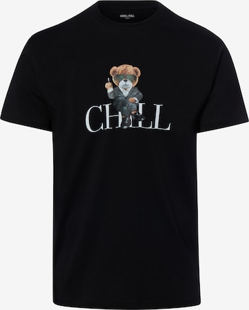 Chill Pill Shirt ' Luxury Bear ' in Black: front