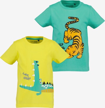 T-Shirt BLUE SEVEN en jaune : devant