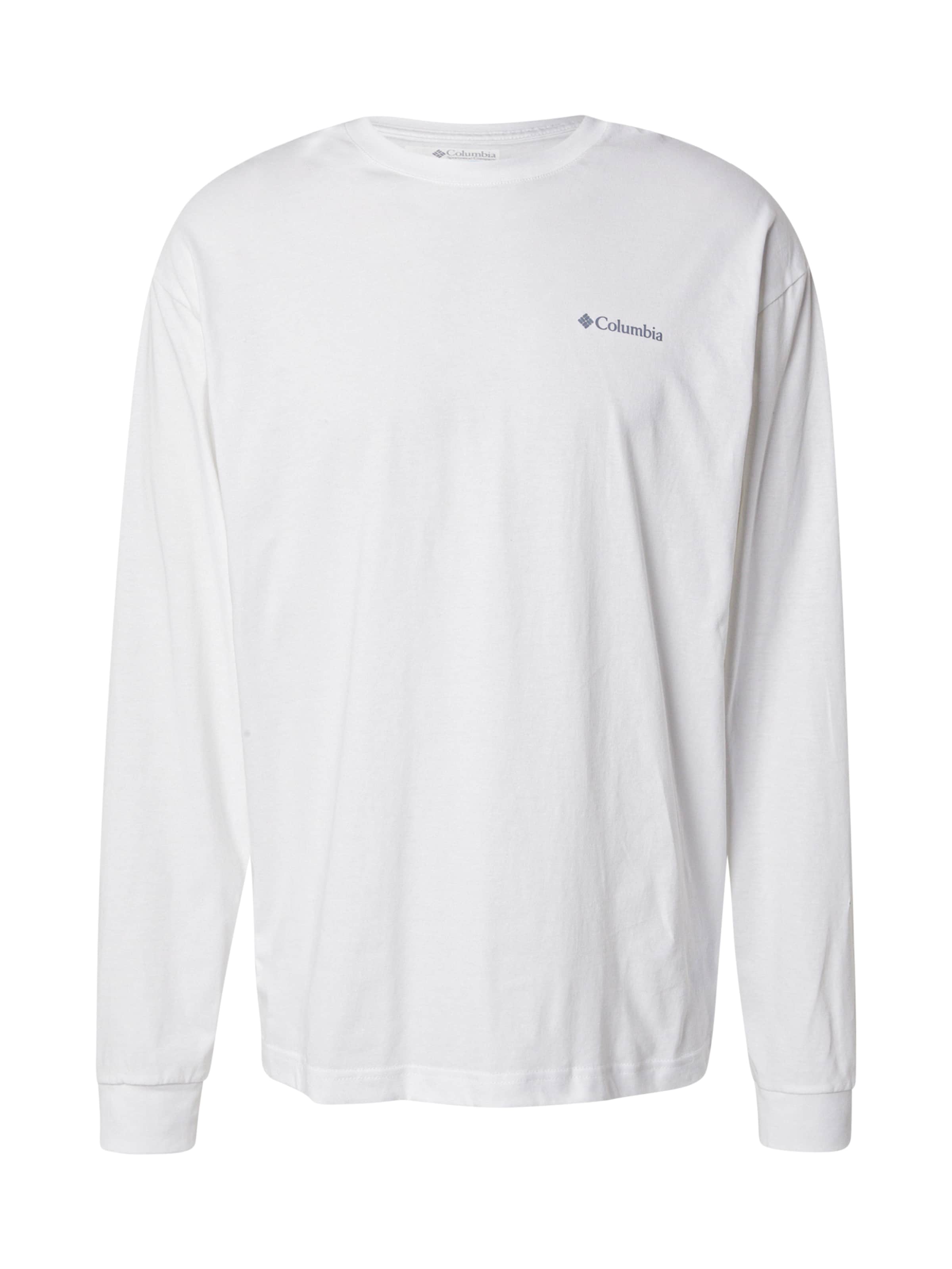 COLUMBIA Toiminnallinen paita 'Black Butte' värissä valkoinen: etupuoli