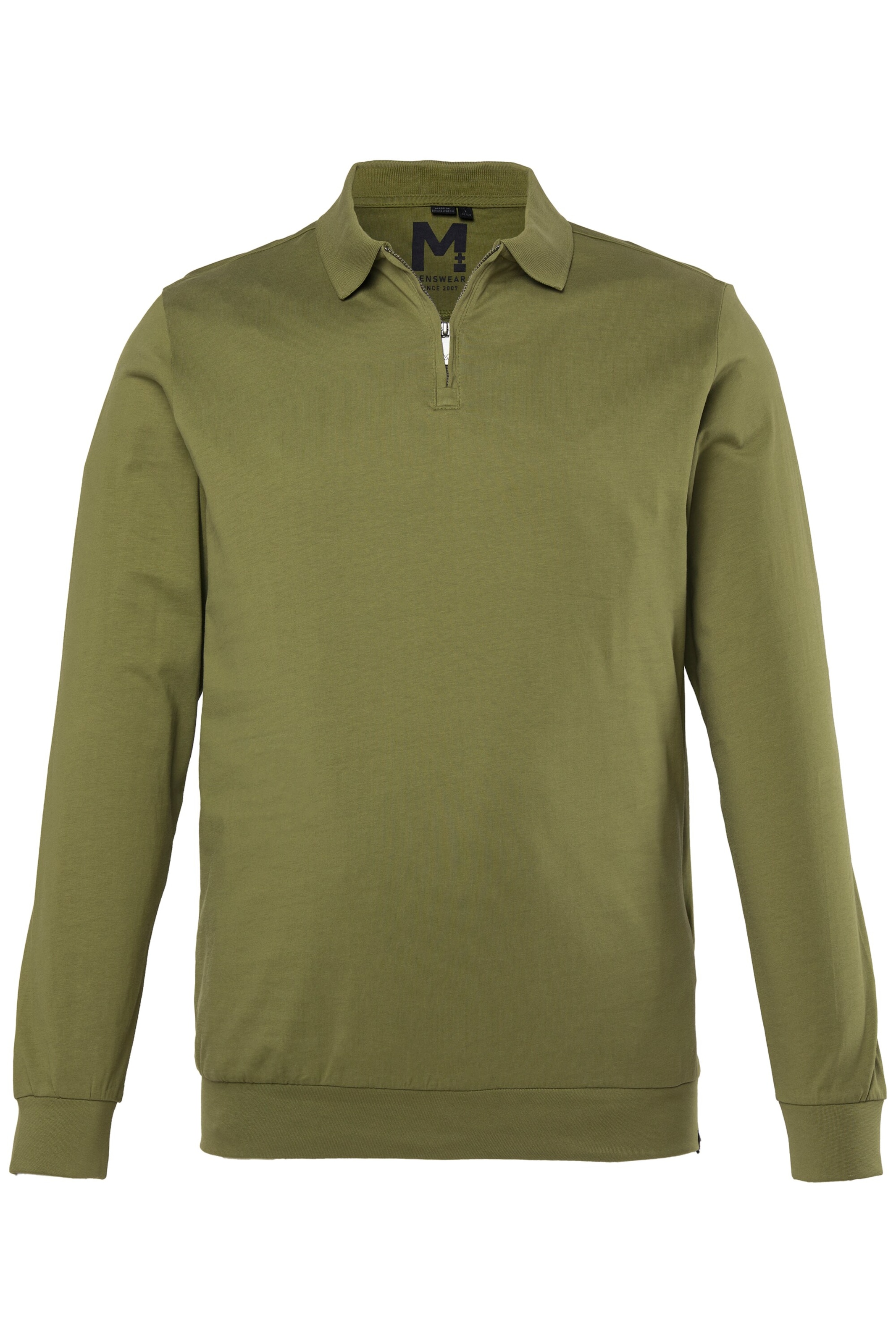 Men Plus Shirt in Grün: Vorderseite