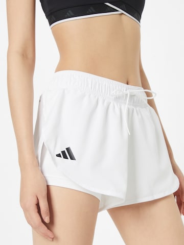 ADIDAS PERFORMANCE Regular Workout Pants 'Club ' in White