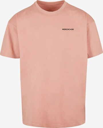 Merchcode Shirt 'Essentials New Generation' in Roze: voorkant