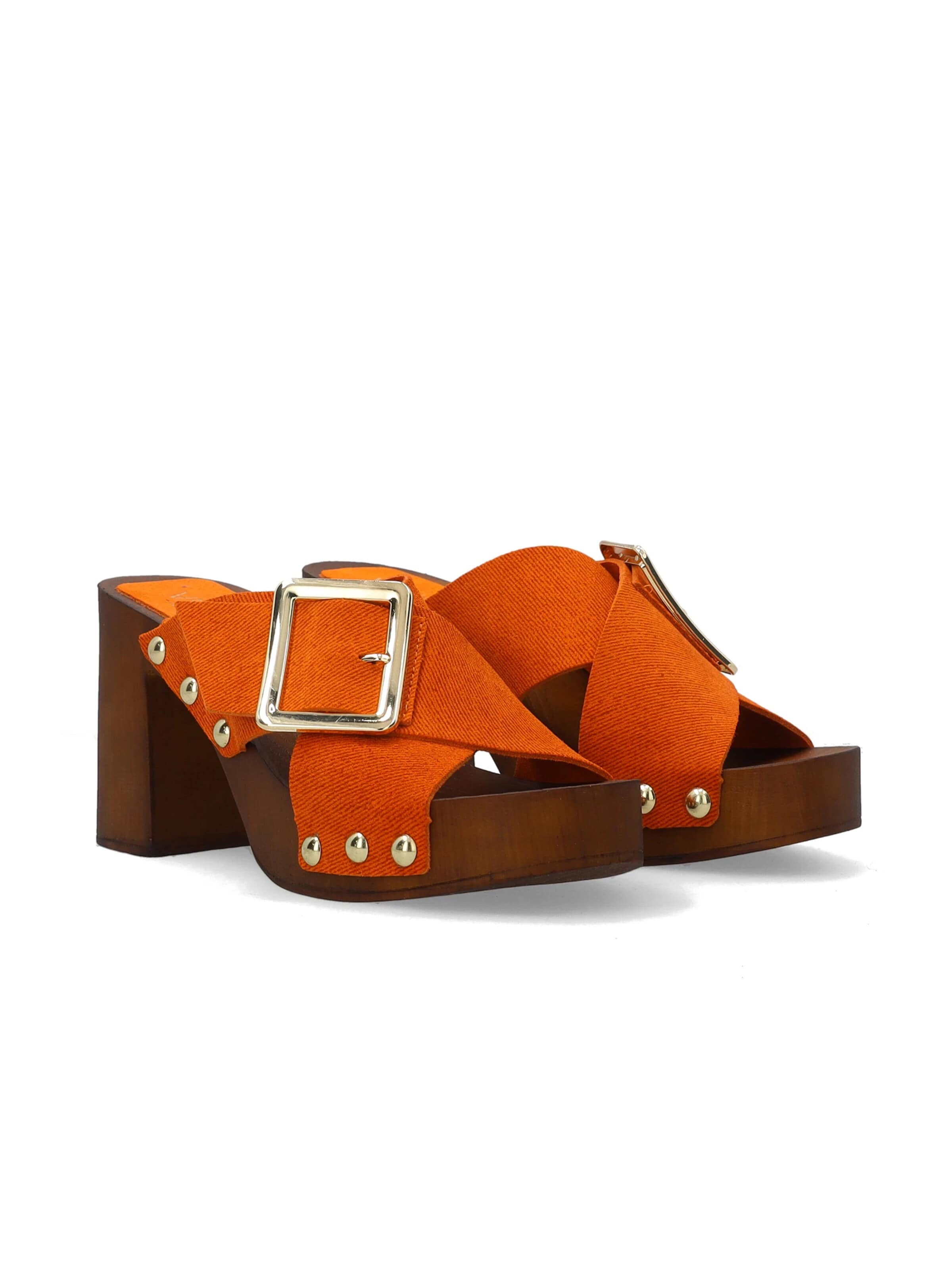 VENEZIA Mules in Orange